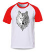 Imagen de Camiseta estampado lobo y flores