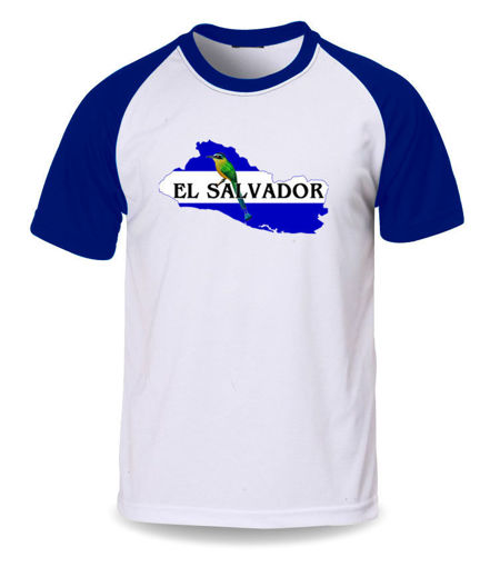 Imagen de Camiseta Mapa de El Salvador y Torogoz