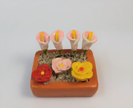 Imagen de Mini maceta Terrario de Flores y cartuchos