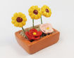 Imagen de Mini maceta  Terrario de  Girasoles y Flores