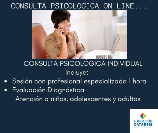 Imagen de Consulta psicológica individual On-line