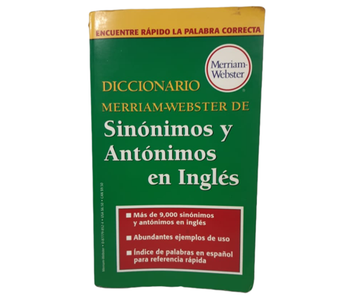 Imagen de Diccionario de sinónimos y antónimos en inglés