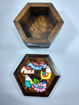 Imagen de Caja de madera hexagonal