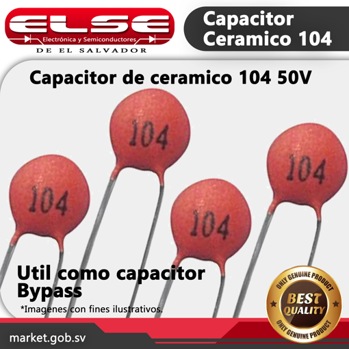 Capacitor Cerámico 104 