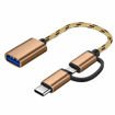 Imagen de Cable adaptador USB 3,0 OTG 2 en 1
