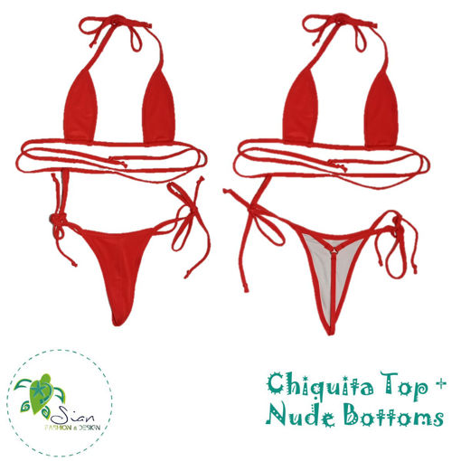 Imagen de Chiquita Top + Nude Bottoms