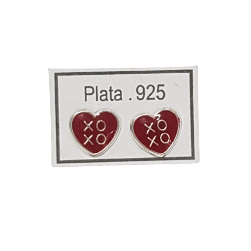 Imagen de Arete Corazón Varios Plata 925