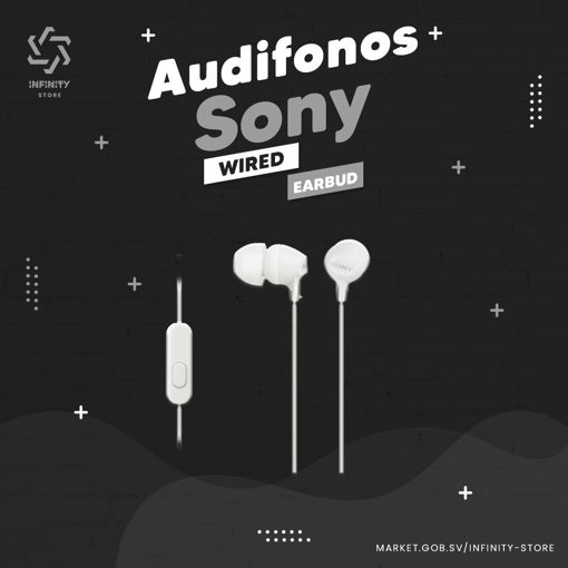 Imagen de Audífonos Sony - EX14AP Wired Earbud Headphones - Blancos