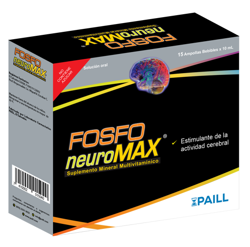 Imagen de FOSFO neuroMAX 15 Ampollas Bebibles