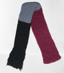 Imagen de Bufanda de lana a tres tonos de color