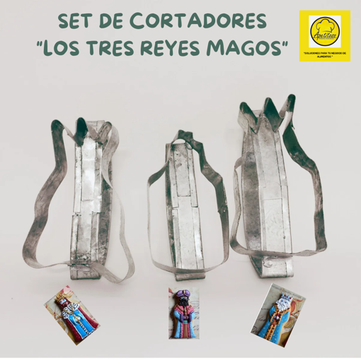 Imagen de Set de Cortadores "Los Tres Reyes Magos"